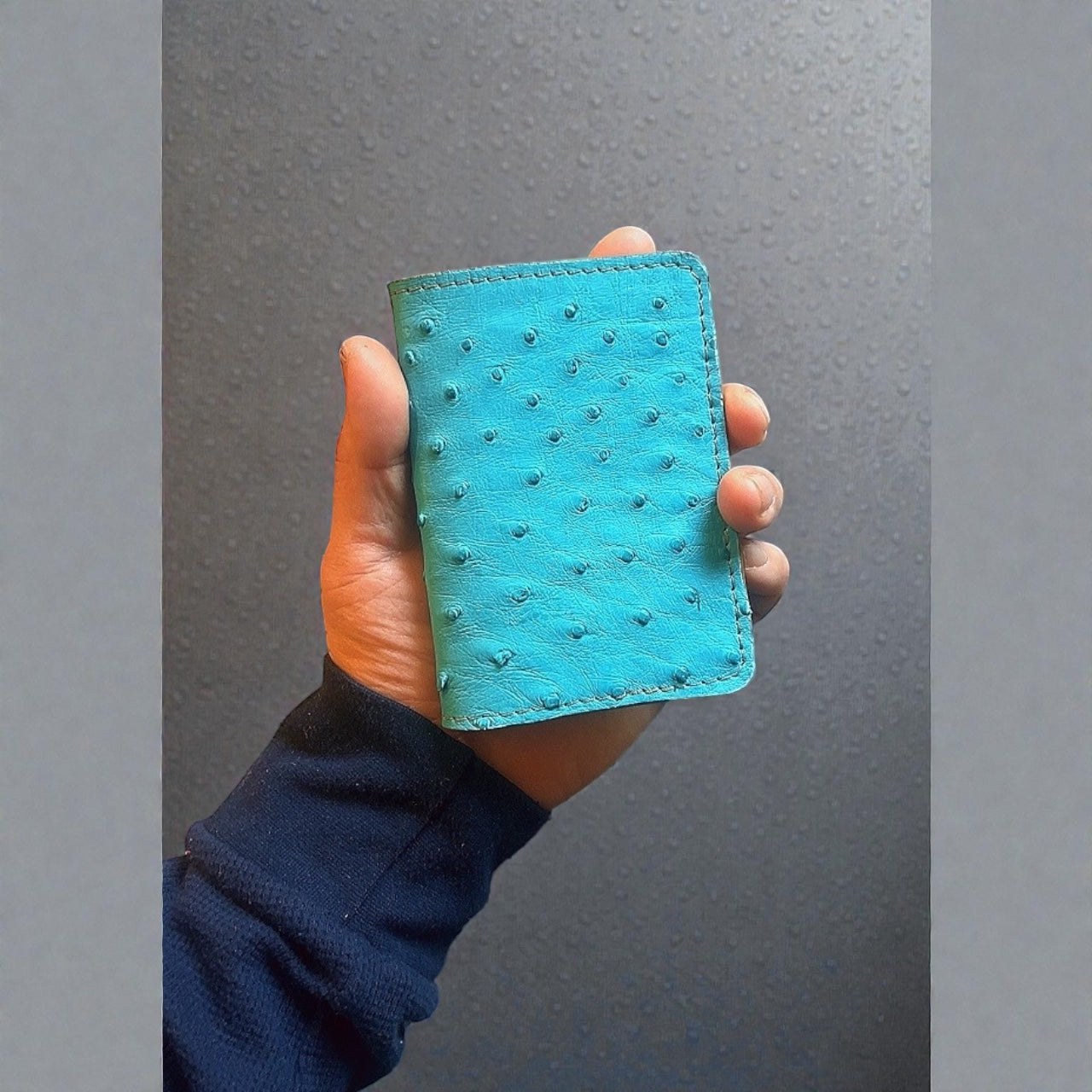 LuxFold/Tiffany Blue ostrich