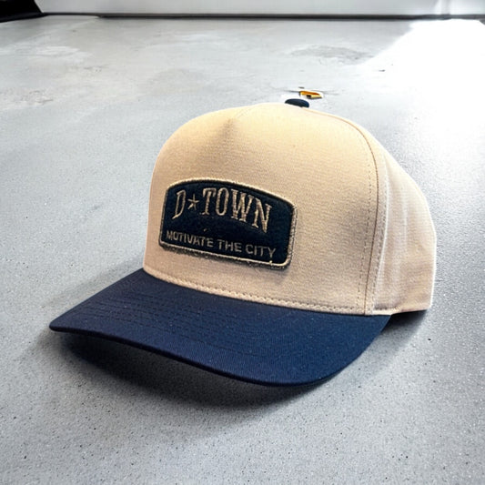 Motivate The City / Navy on Grey